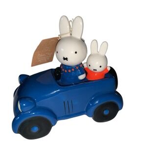 NWT  Miffy and Mom Cruising Ceramic Figurine Blue Sky NEW